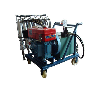 Gas Driven Hydraulic Splitters for Granite Rock